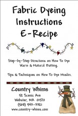 Fabric Dyeing Instructions E-Recipe